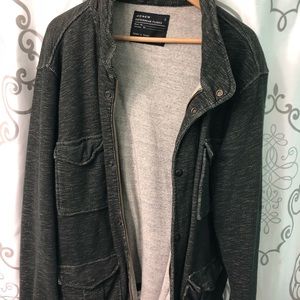 J.Crew heavy fleece jacket